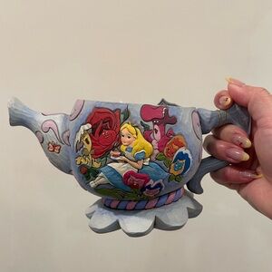 Jim Shore Alice in Wonderland tea pot planter